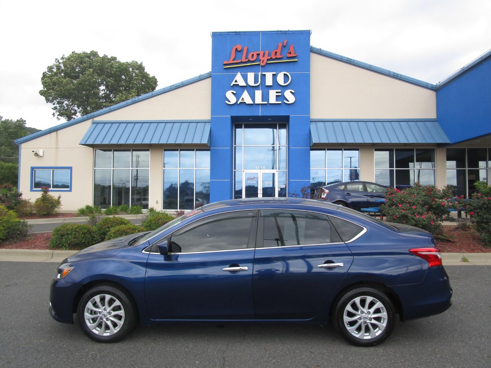 2018 BLUE Nissan Sentra (3N1AB7AP5JY) , located at 1814 Albert Pike Road, Hot Springs, AR, 71913, (501) 623-1717, 34.494228, -93.094070 - Photo #0